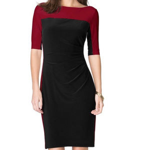 Lauren Ralph Lauren Color-Blocked Jersey Dress